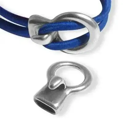 Haklås Silverfärgat - Toggel, hål 11x5,3mm - 1 styck