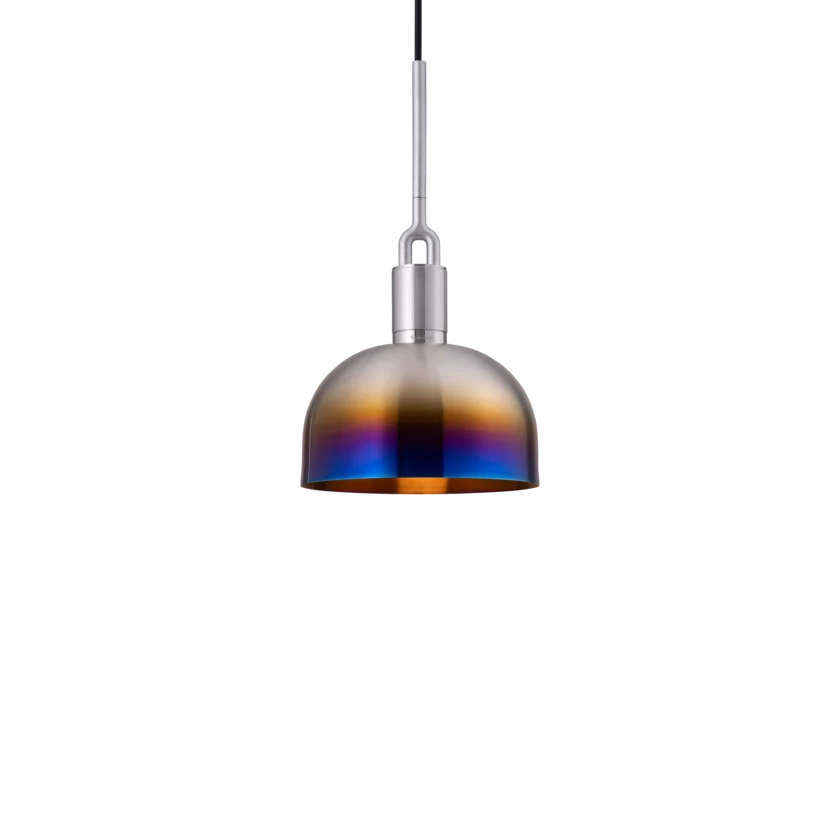 Forked Pendant Shade Medium pendellampa, bränt stål • Buster + Punch