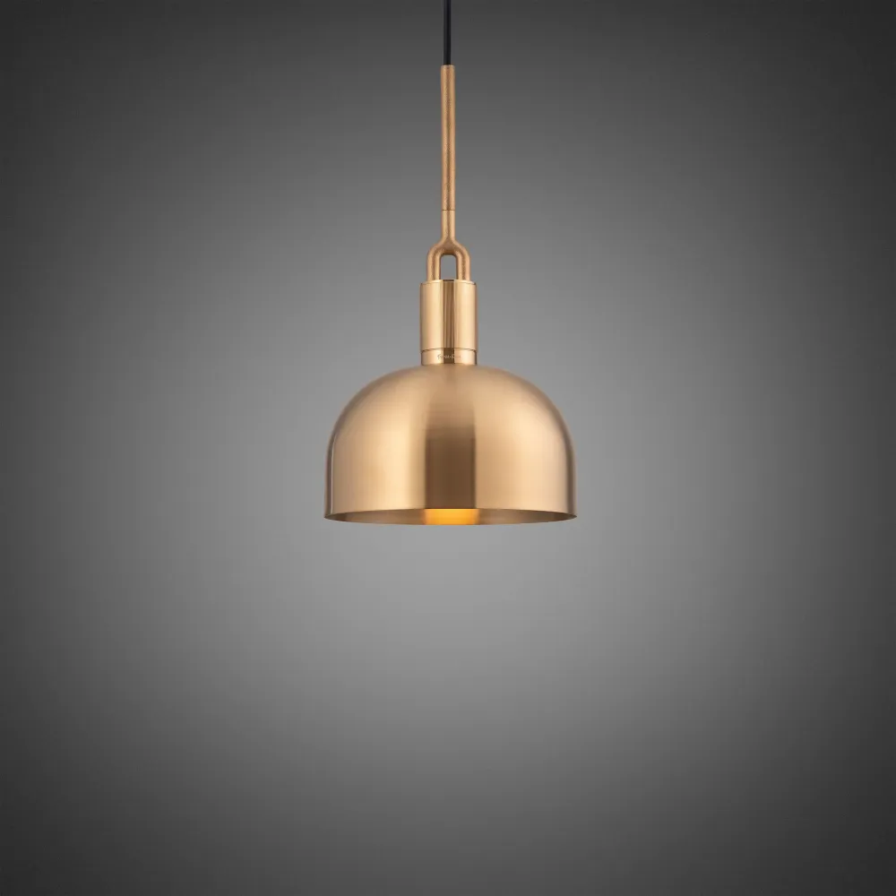 Forked Pendant Shade Medium pendellampa, golden metal • Buster + Punch