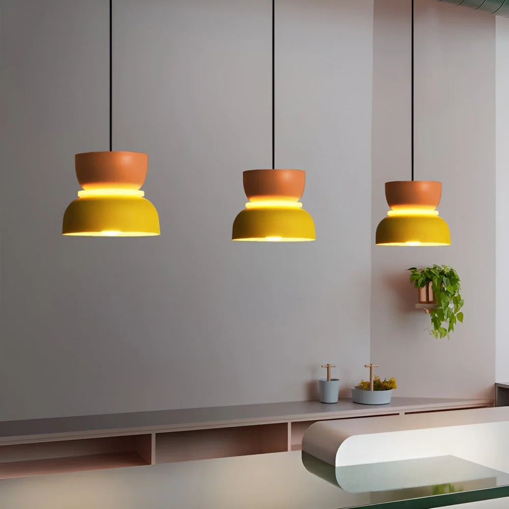 VividGlow- Vivid Metallisk Macaron LED-pendellampa Liten
