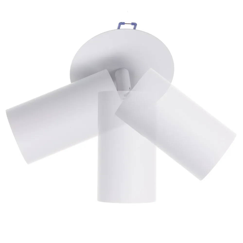 Maclean infälld montering/rörarmatur, spot, rund, aluminium, GU10, 55x130mm, snö, MCE364 W + LED-lampa GU10 7W Maclean Ene...