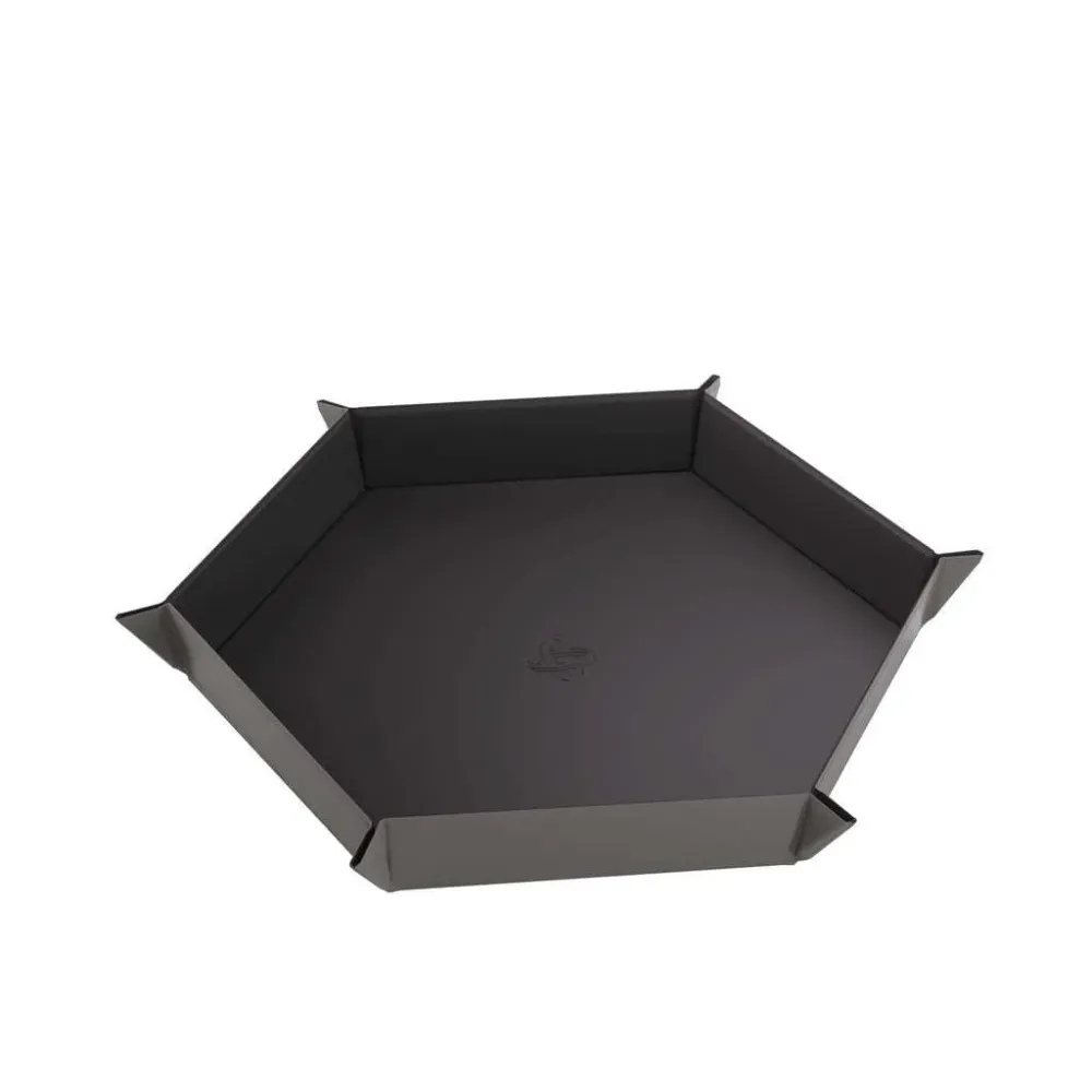 Gamegenic Magnetisk Tärningsbricka Hexagonal Svart/Grå