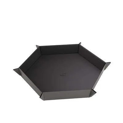 Gamegenic Magnetisk Tärningsbricka Hexagonal Svart/Grå