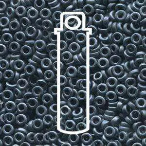 Miyuki Spacer - Low-sheen Blue Grey / Matte Hematite 3x1.3mm