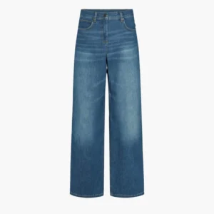 Carol Loose - Medium Length - Washed Blue Denim 32