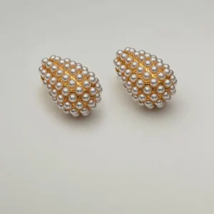 DROP PEARL EARRINGS MEDIUM