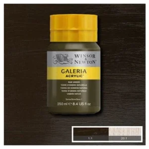 Winsor Galeria Akrylglas 250Ml Raw Umber 554