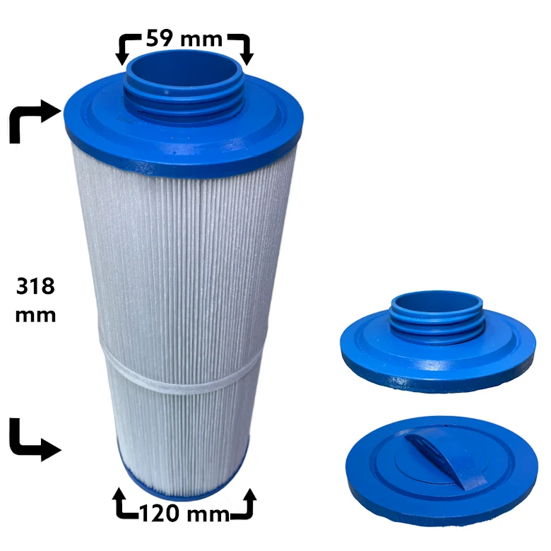 Spabadsfilter som rymmer till b.la. Jacuzzi J465, J470, J480 för 2012