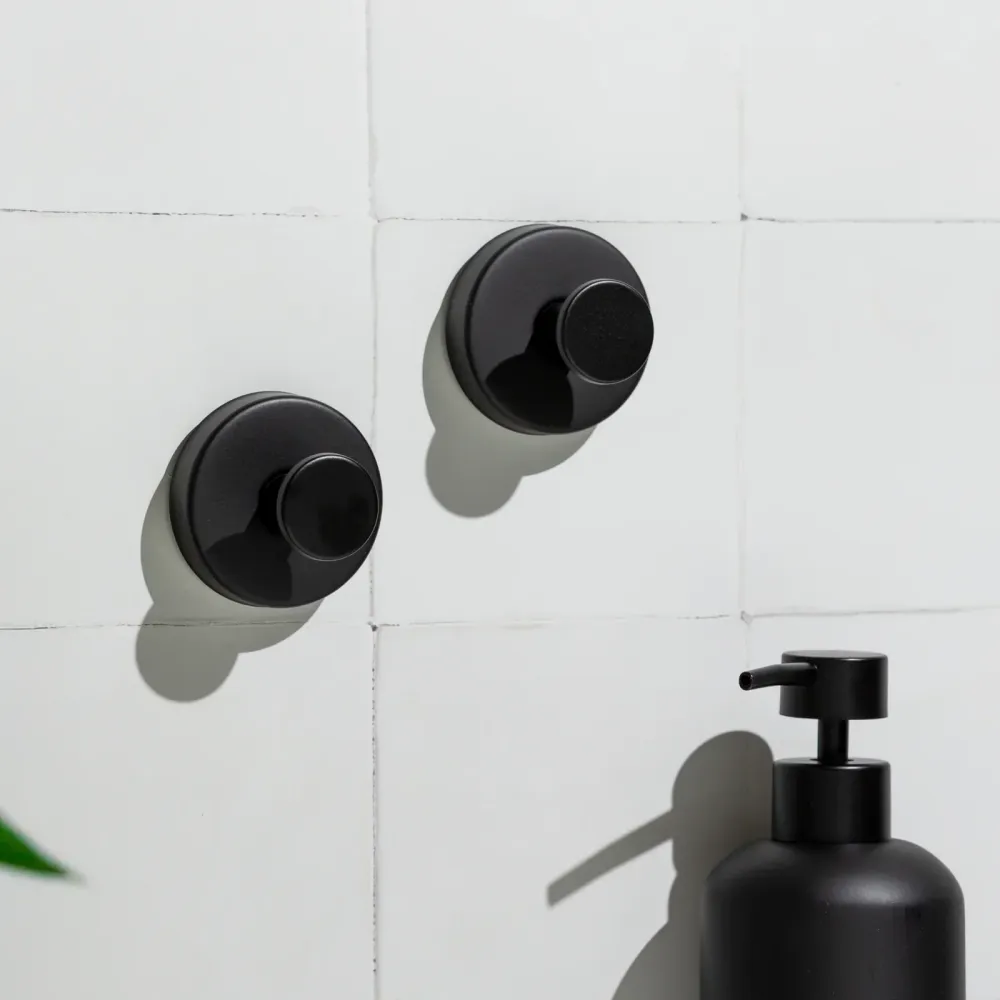 HandyHooks™ | Häng vad som helst på sekunder — utan borrning eller skador Svart