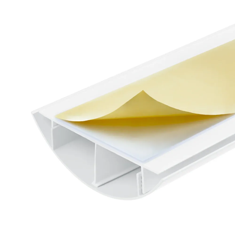 Maclean kabelskyddslist i aluminium, 62x20x750 mm, krita, MC-814 W
