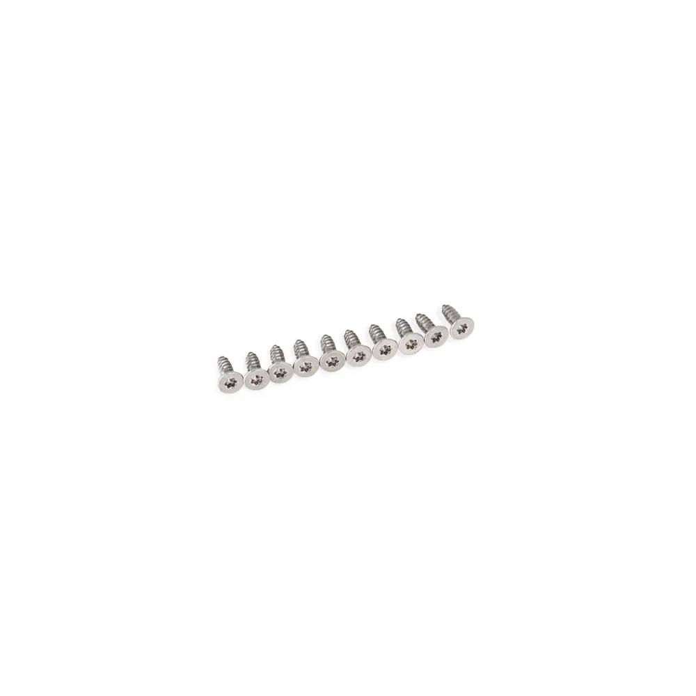 Träskruvar i stål i 4x13 mm (10 st.)