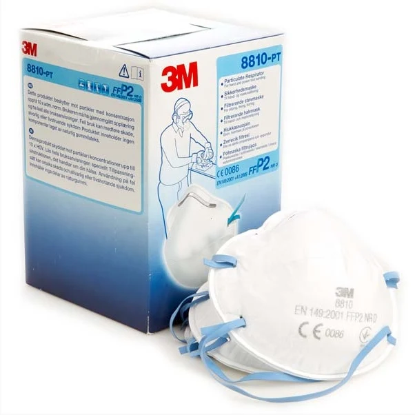 3M™ filtrerande halvmask, FFP2, utan ventil, 8810 8810 - 20-pack