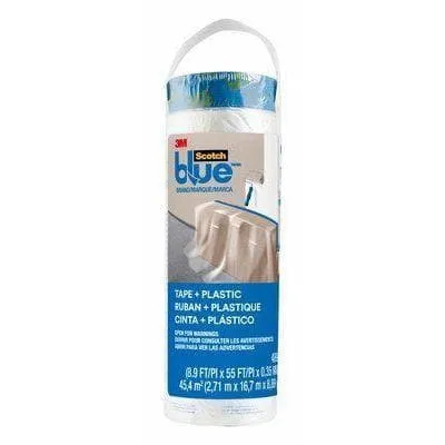 3M Hand-Masker Folie Kobolt telp Refill med 2090EL 270cm x 17m Förtejpad plast
