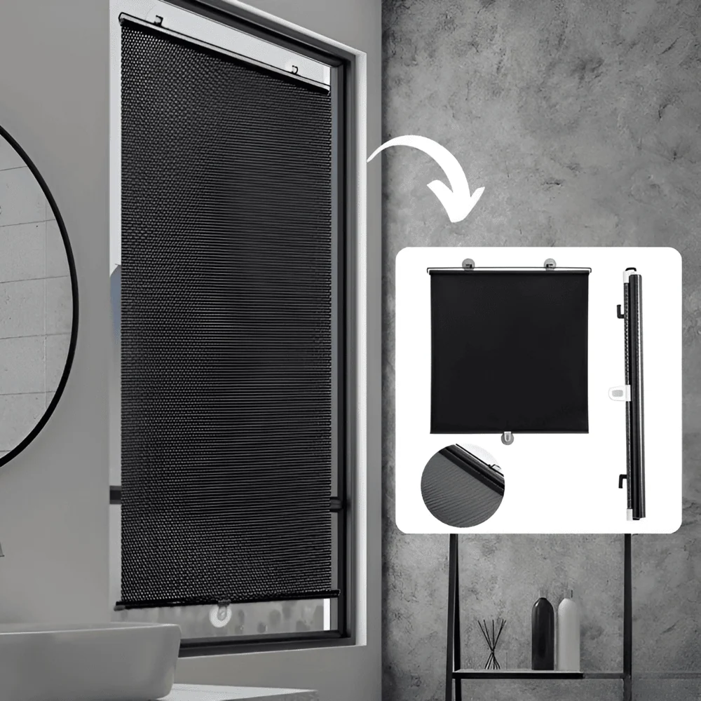 SunGuard - Ultimate UV-blockerare med Sugkopp för Rullgardiner 45