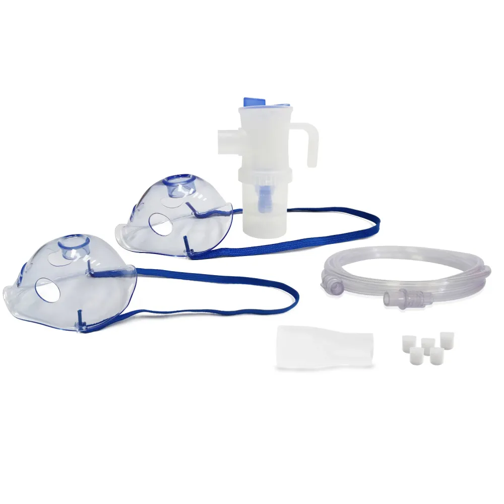 Tillbehörssats för inhalation/nebulisering Omnibus, jumbo 12 ml nebulisator, blå färg, 5 reservfilter, hastighetsreglering
