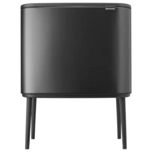 Brabantia Soptunna med trycklock BO TOUCH BIN 36 l, mörk grå, stål