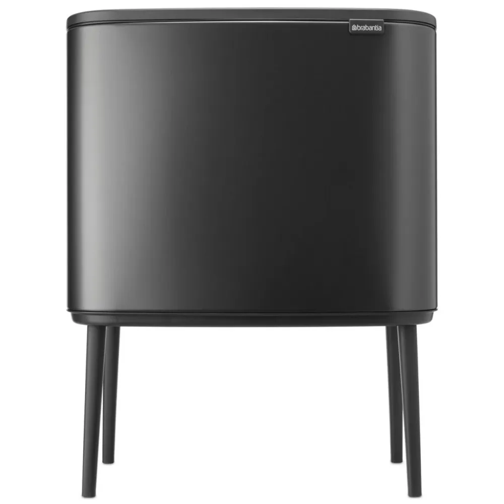 Brabantia Soptunna med trycklock BO TOUCH BIN 11 + 23 l, konfidensgrå, stål