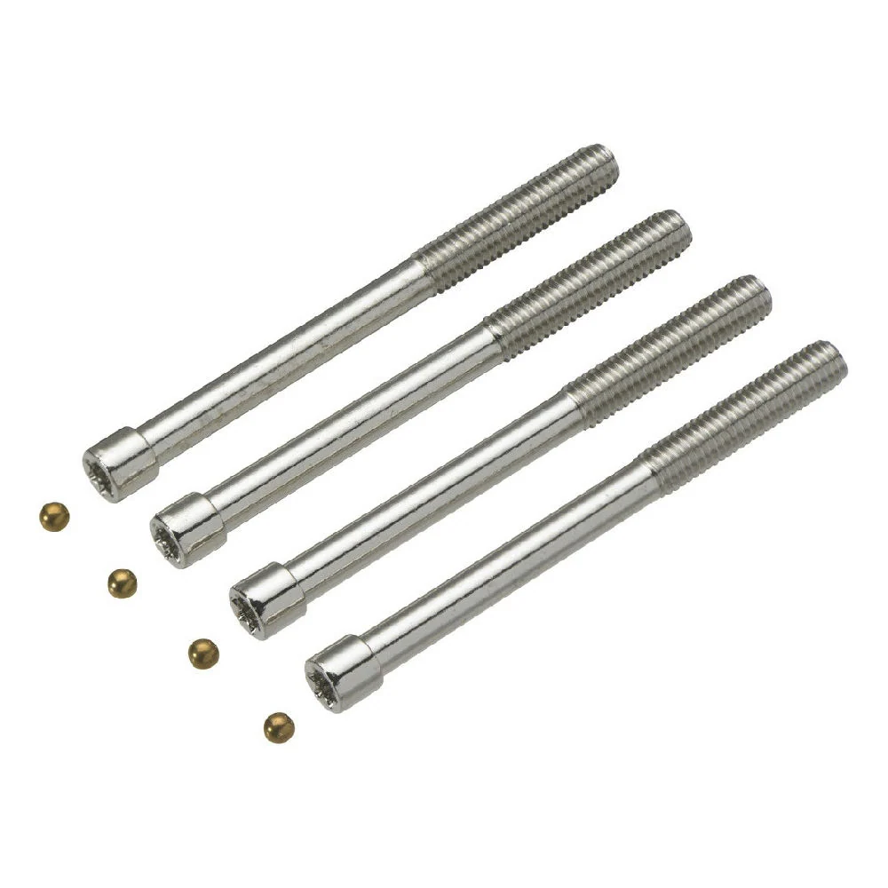 Cylinderskruv säkerhet 4 st 60mm m plugg