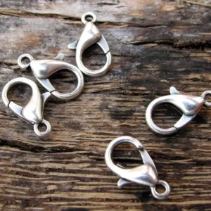 Klolås Silverfärgat - Kvalitets lås 12 mm 15-pack