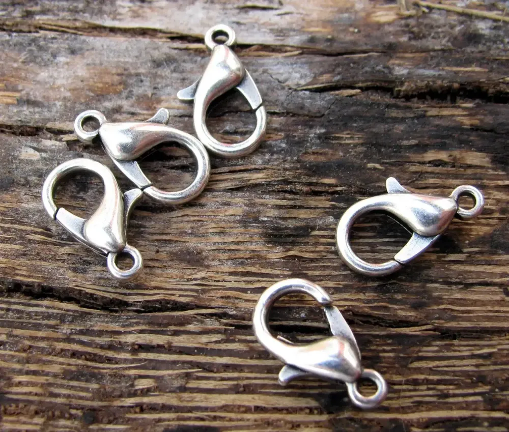 Klolås Silverfärgat - Kvalitets lås 12 mm 15-pack