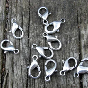 Klolås Silverfärgat - Kvalitetslås 15mm 15-pack