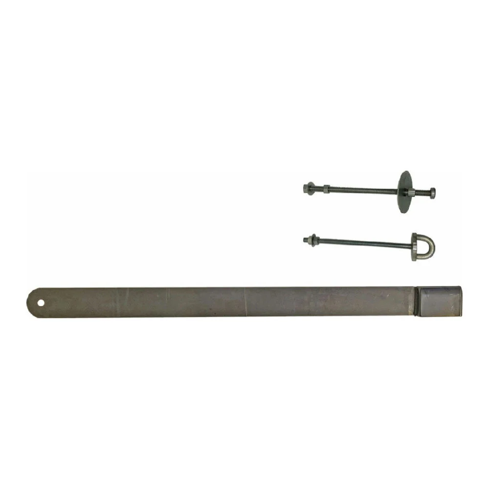 Låsbom 1100mm vänster krom