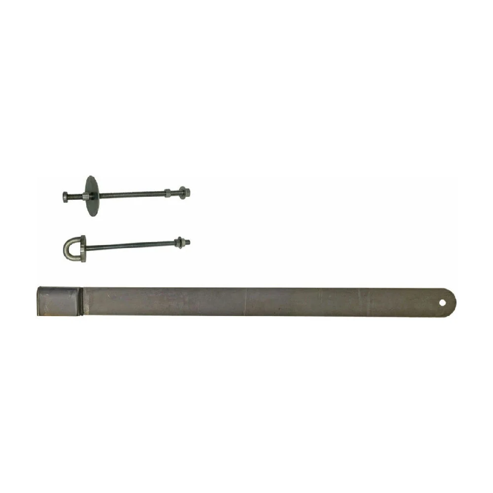 Låsbom 940mm höger krom