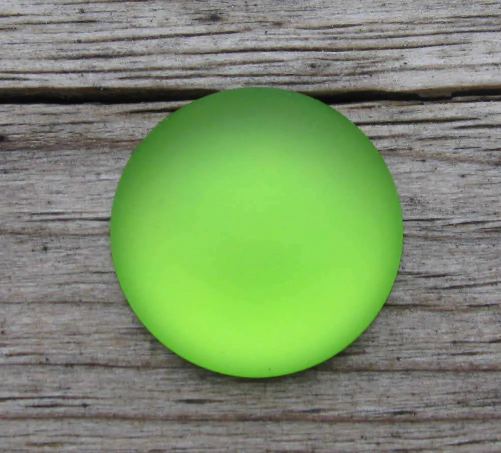Luna Cabochon - Lime 18 mm 1 styck