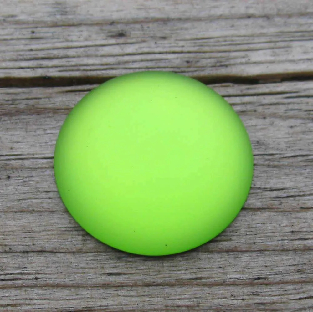 Luna Cabochon - Lime 18 mm 1 styck
