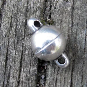 Magnetlås Silverfärgad 8mm - Intuitive Rund 1 Set