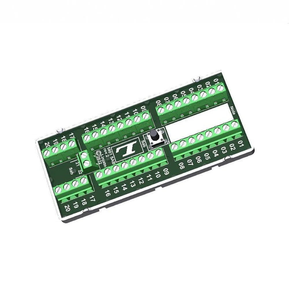 Modul L 20pol spacious skruv 1mm² Sabotage