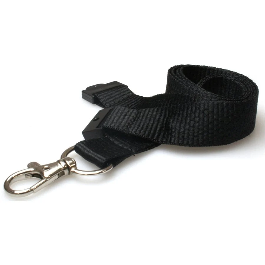 Nyckelband metallkrok Bredd 20mm midnight