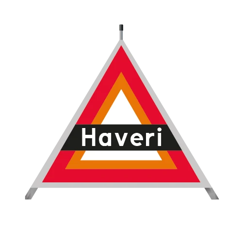 Rechargeable Motion Sensor Varningstält - Haveri