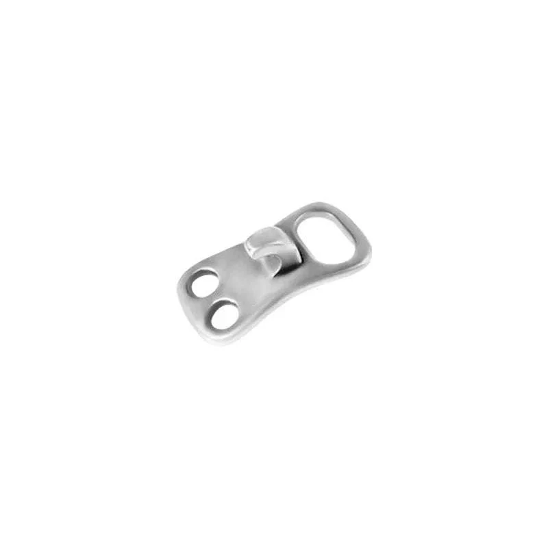 Lås silverfärgat - Haklås för runda band 17x34mm 1 syck
