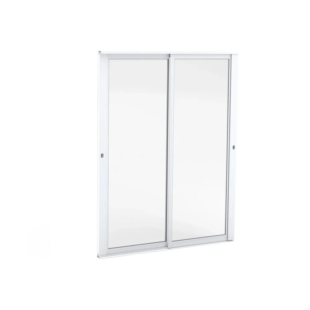 Skjutdörr Aluwhite Sommar 5 mm