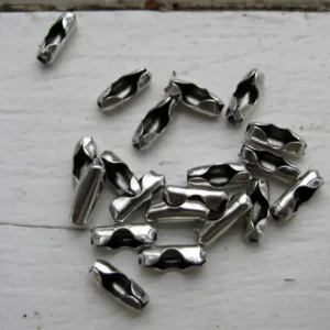 Lås till Kulkedja - Silverfärgad 3 mm, 20-pack
