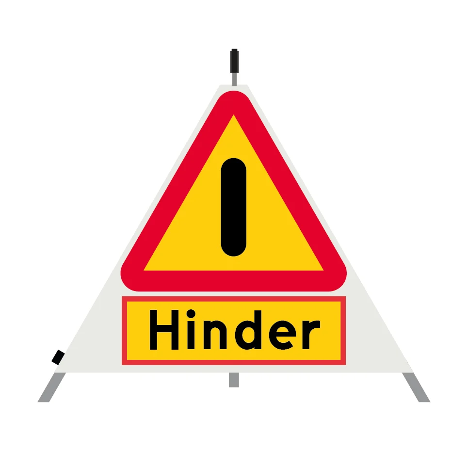 Varningstält - Hinder - A40 Annan fara Lock 600mm