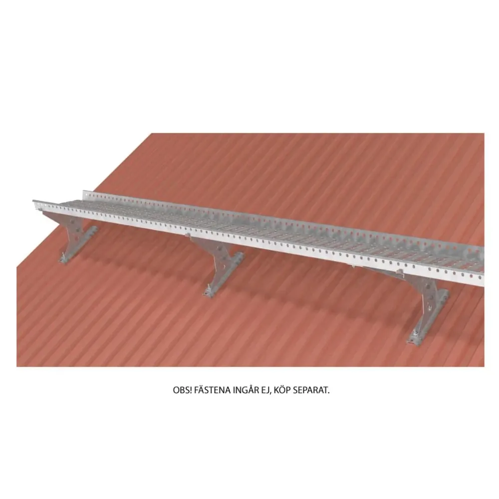 Weland Stål Takbrygga Profildurk 2380x350 mm