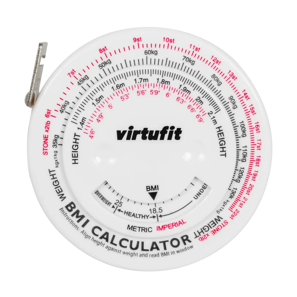 Virtufit Measuring Tape BMI Calculator, 150 cm