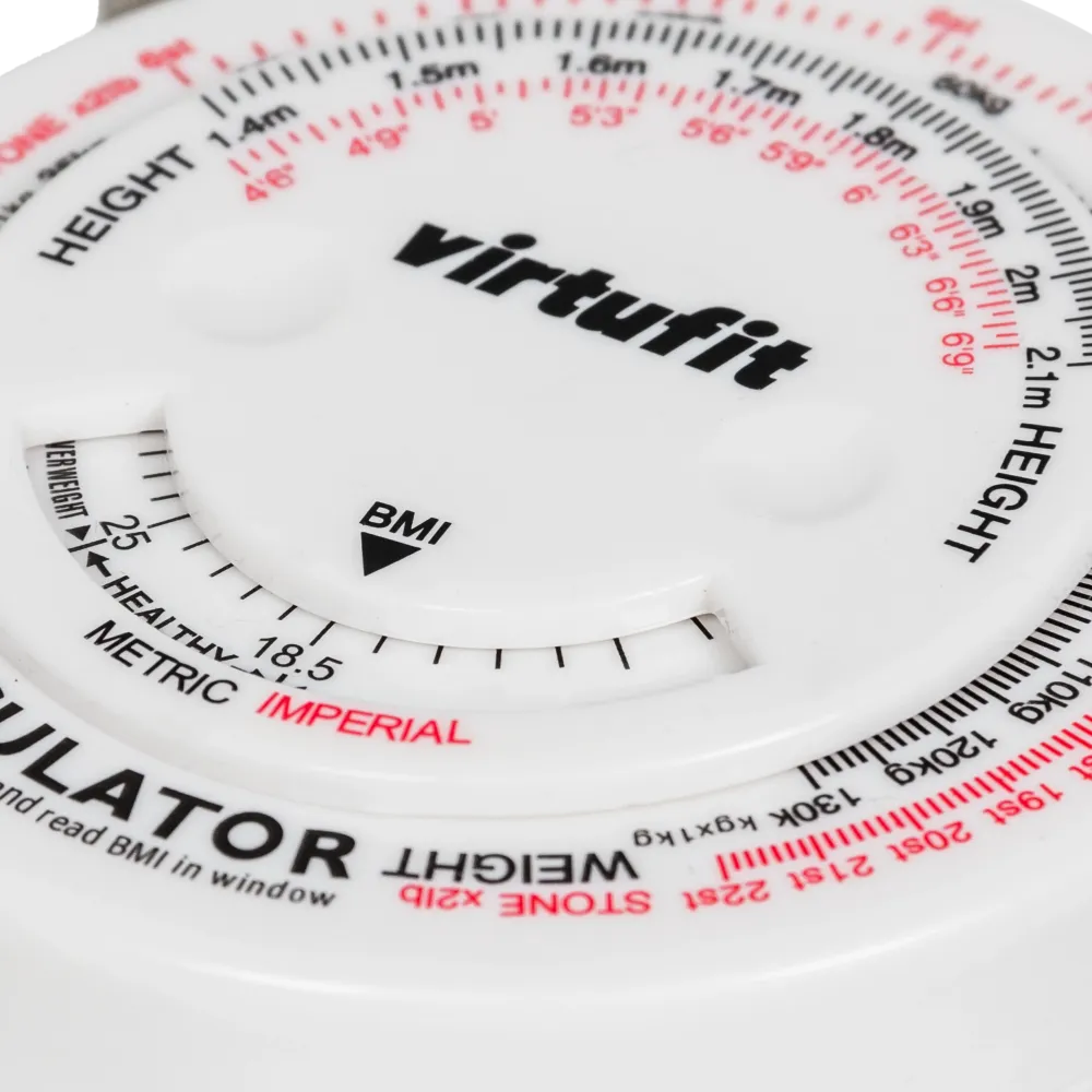 Virtufit Measuring Tape BMI Calculator, 150 cm