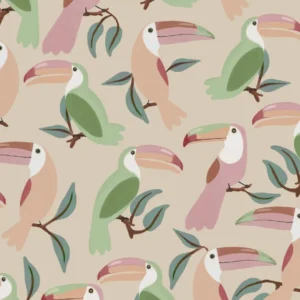Reveal Tapet Toucans - Buff