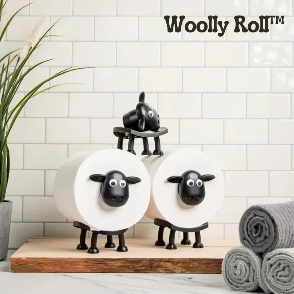 Woolly Roll™ | Dekorativ toalettpappershållare (2+1 PÅ HUSET