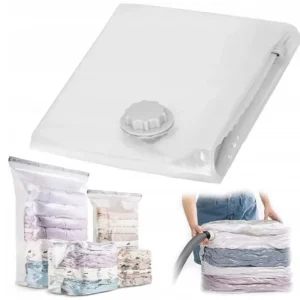 Vakuumpåsar för connected förvaring 60x80 cm 5-pack med pump