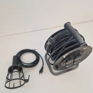 25meters kabelvinda & sladdlampa 230V