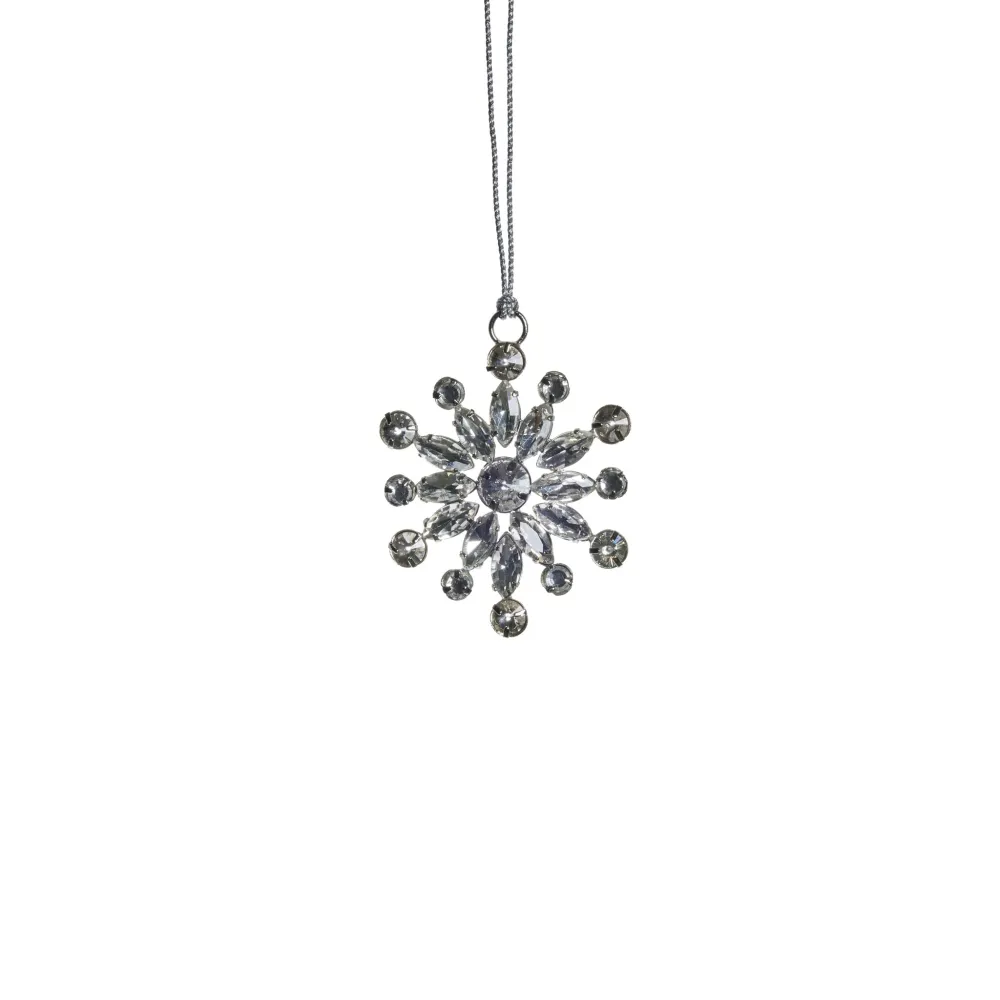 Ada ornament H6 cm. platinum