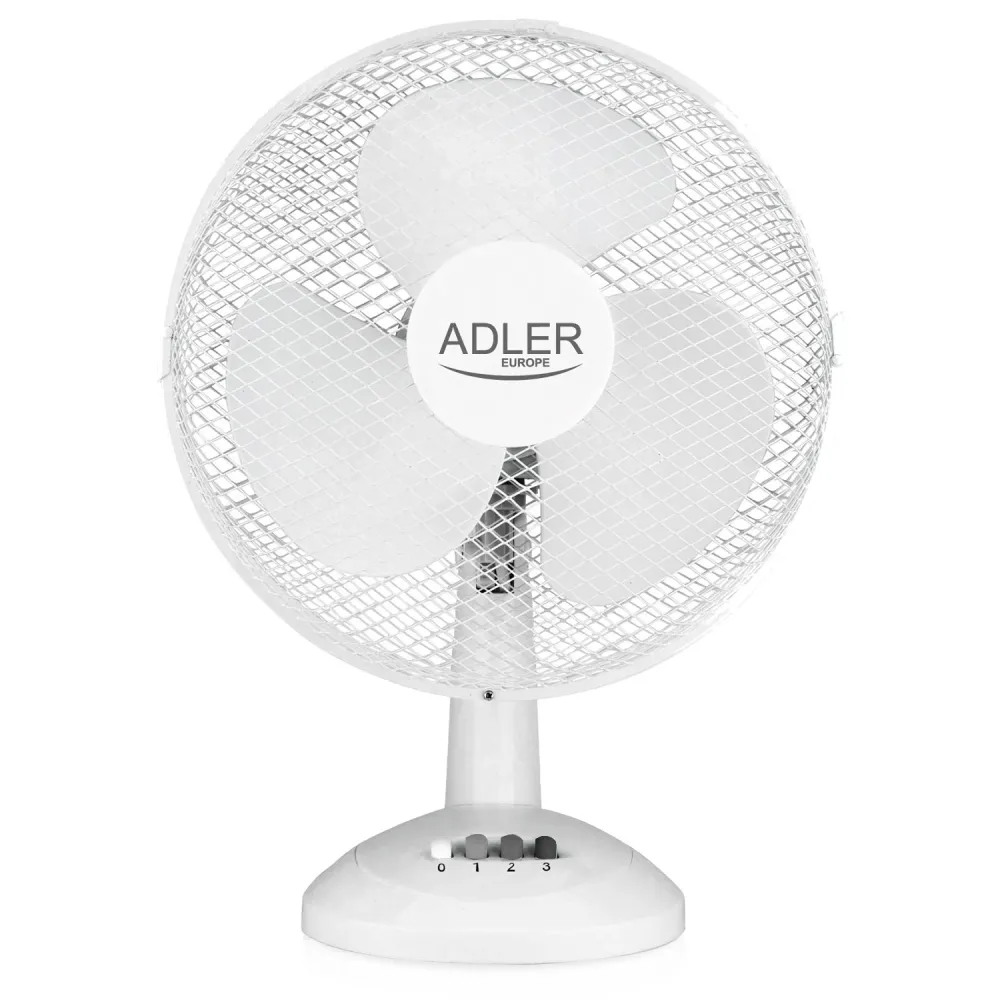 Adler AD 7303 Mini-fläkt på bordsbord 70 W robust och stabil bas