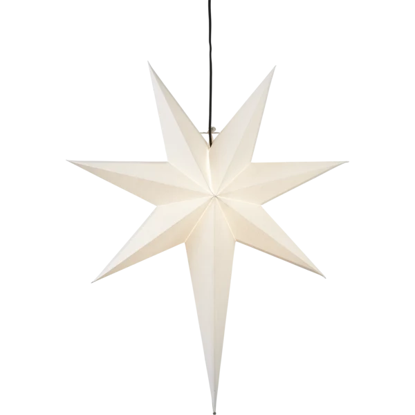 Adventsstjärna Pappersstjärna Frozen snö 66 cm