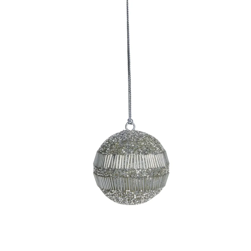 Alma dekoration H8 cm. chrome