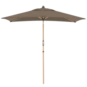 Alu wood ultra parasoll med tilt 210 x 140 cm Anthracite
