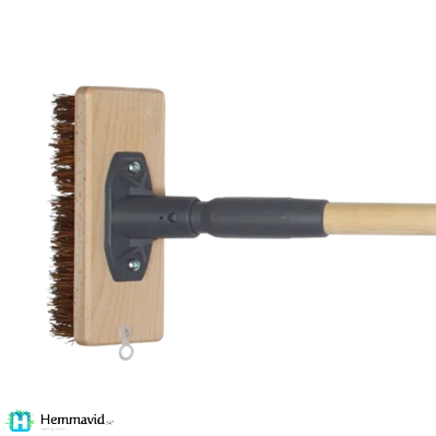 ANZA HOMEX Skurborste för terrass med skaft - 190mm